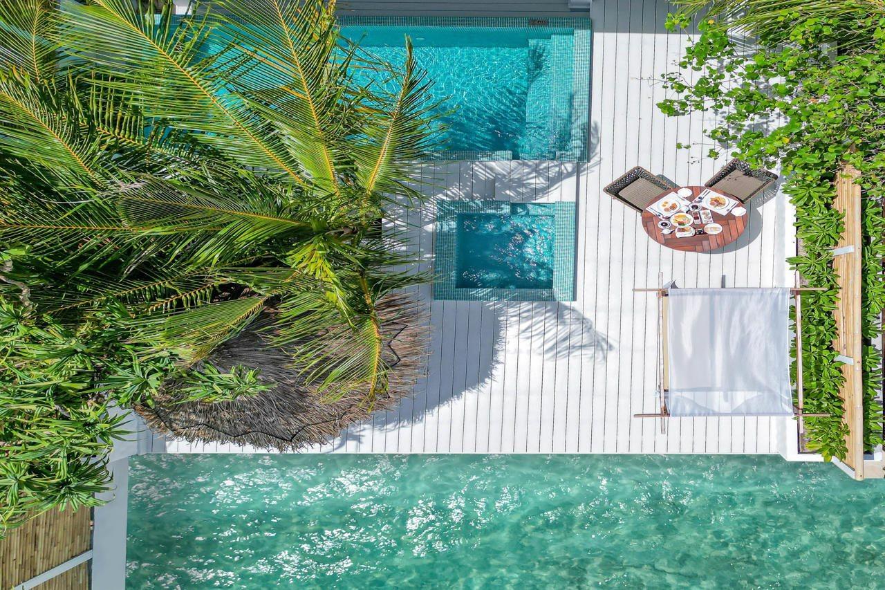 منتجع مالاهيني كودا باندوس هولهومالي المظهر الخارجي الصورة A rendering of a pool at the proposed hotel